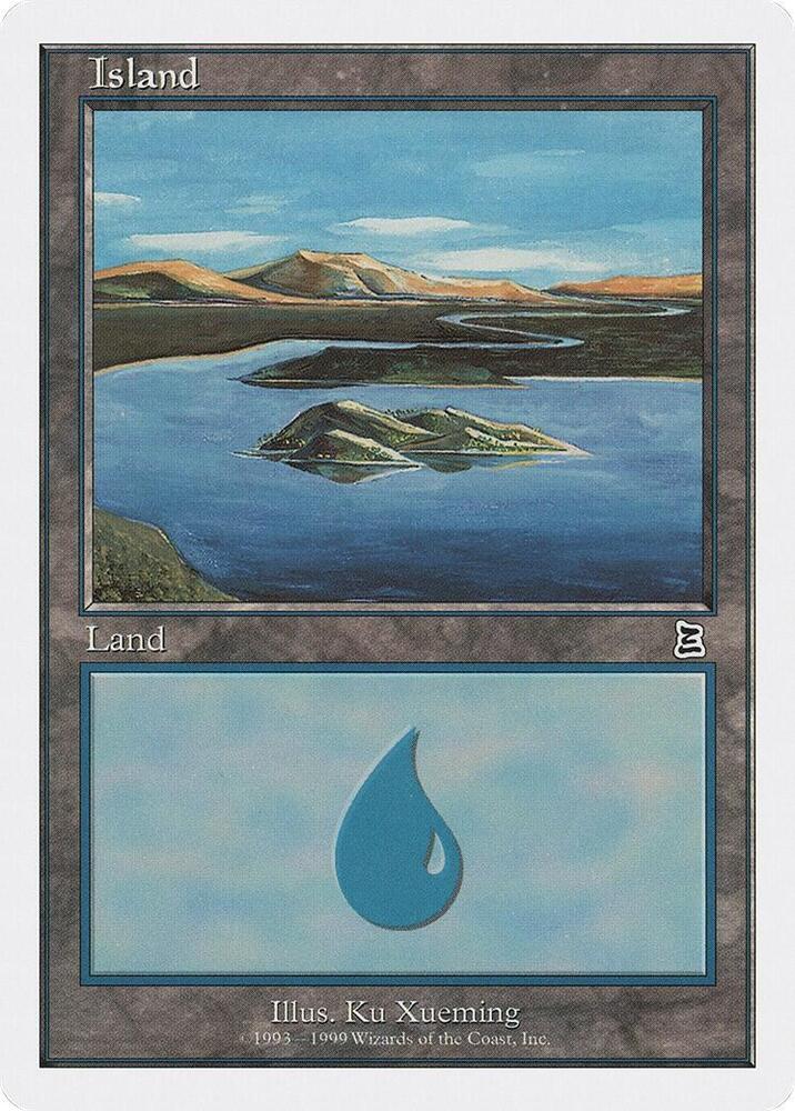Island (112) card from Battle Royale Box Set