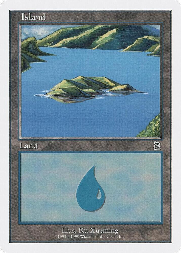 Island (113) card from Battle Royale Box Set