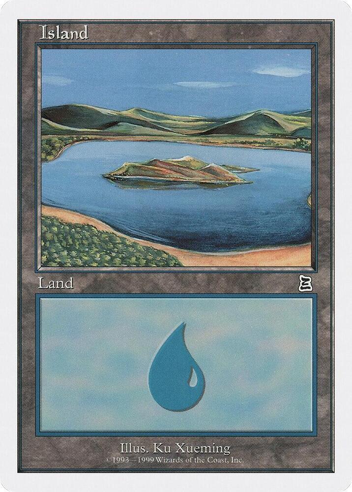 Island (114) card from Battle Royale Box Set