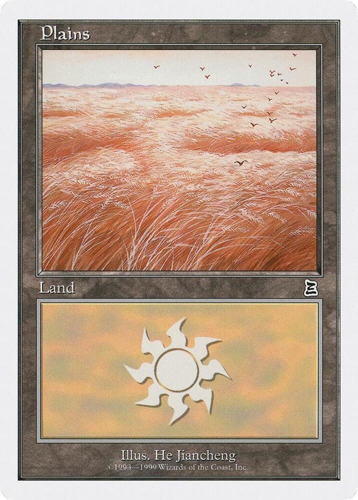 Plains (132) card from Battle Royale Box Set