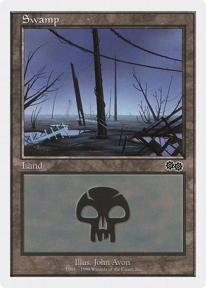 Swamp (133) card from Battle Royale Box Set