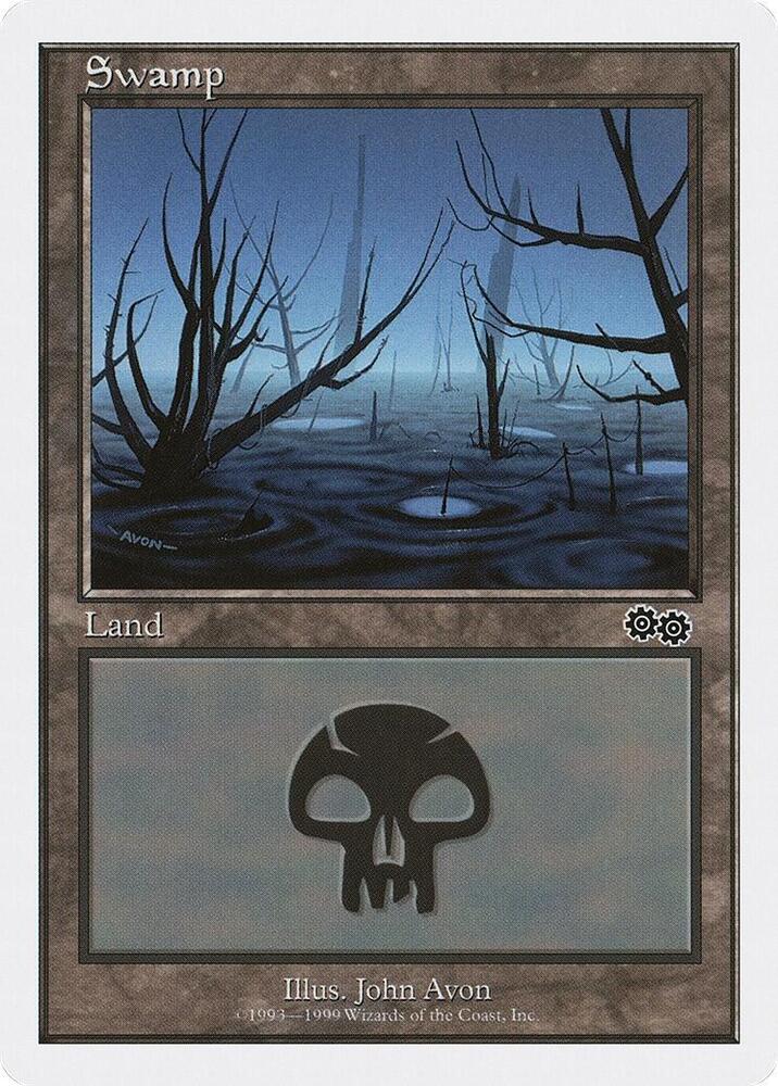 Swamp (134) card from Battle Royale Box Set