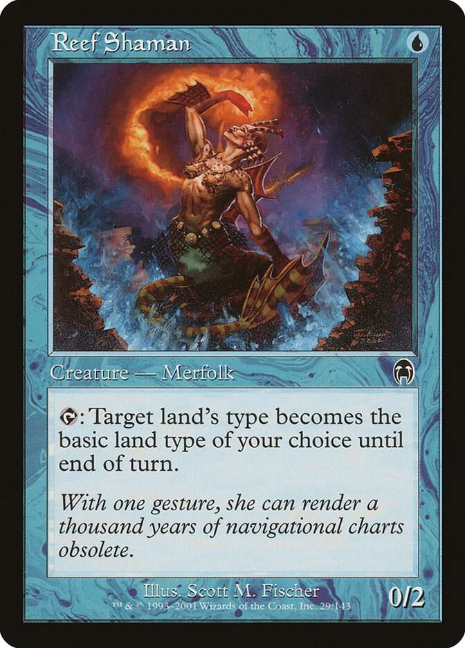 Reef Shaman 29 card from Apocalypse