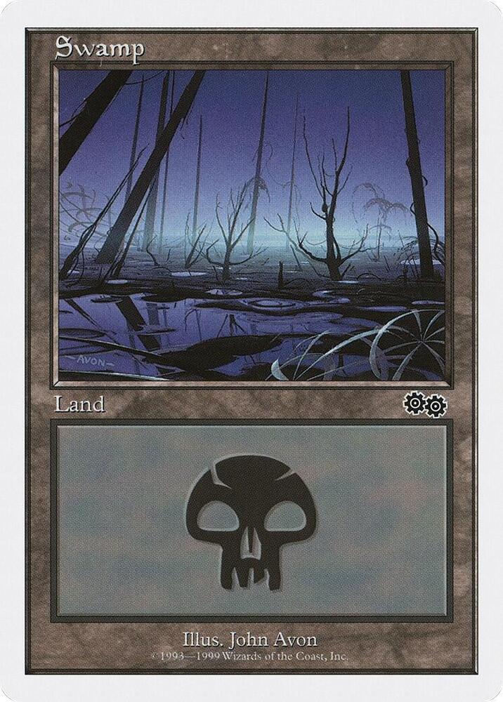 Swamp (136) card from Battle Royale Box Set