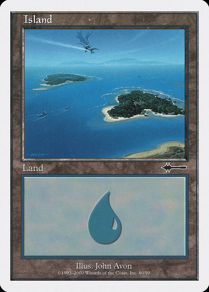 Island 80 card from Beatdown Box Set