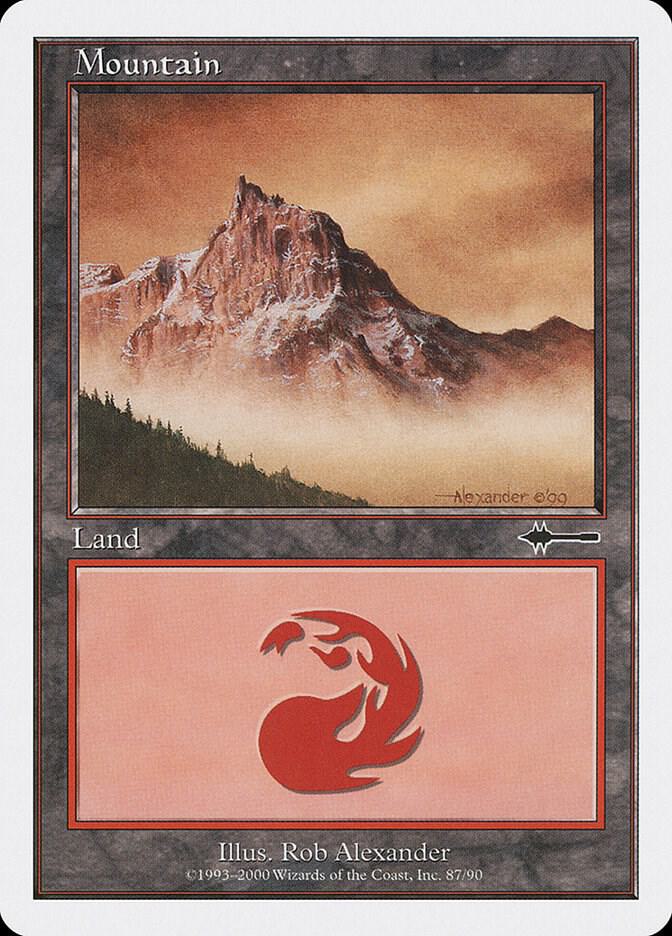 Mountain 87 card from Beatdown Box Set