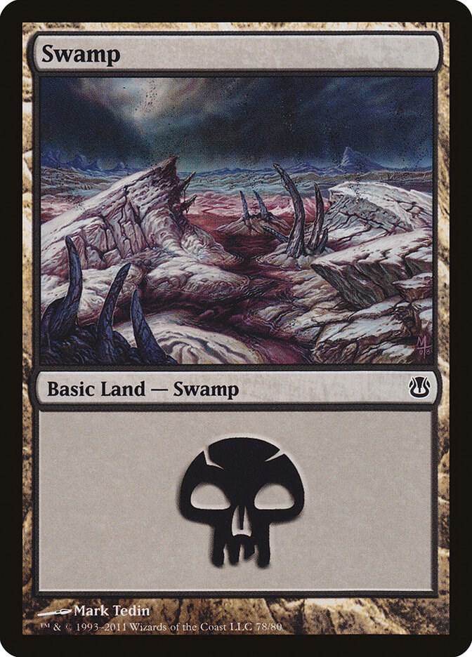 Swamp 78 card from Duel Decks: Ajani vs. Nicol Bolas