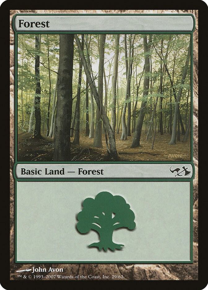 Forest 29 card from Duel Decks: Elves vs. Goblins
