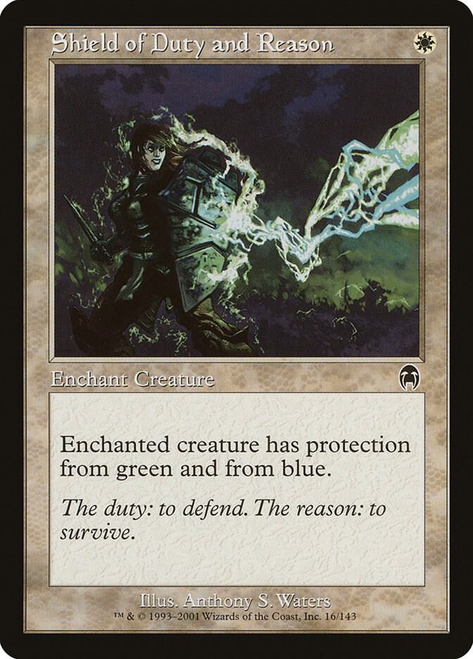 Shield of Duty and Reason 16 card from Apocalypse