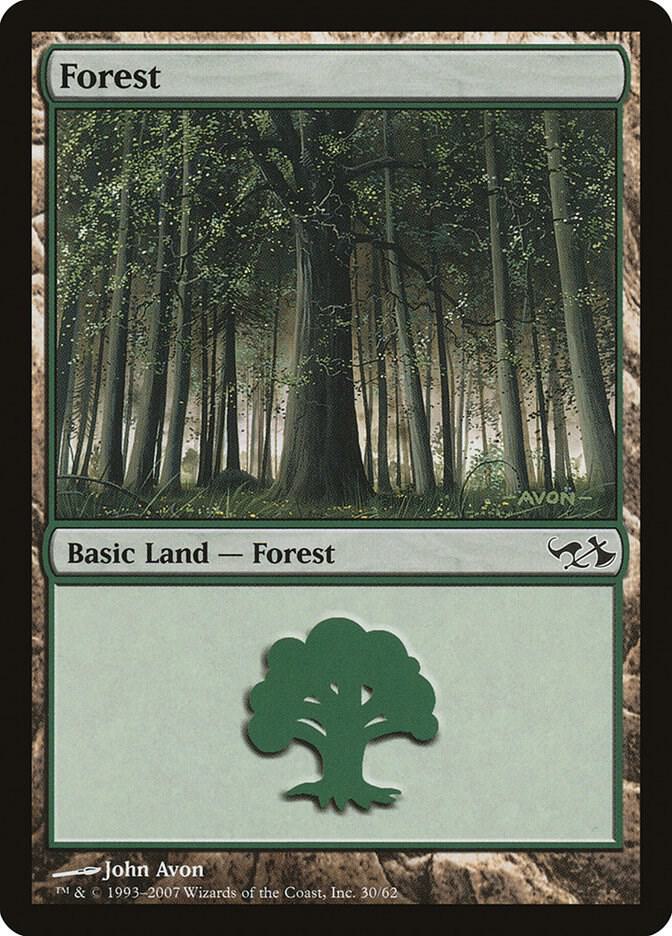 Forest 30 card from Duel Decks: Elves vs. Goblins