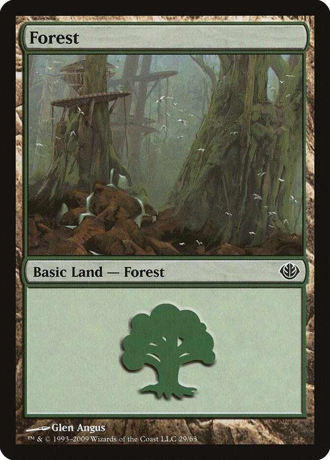 Forest 29 card from Duel Decks: Garruk vs. Liliana