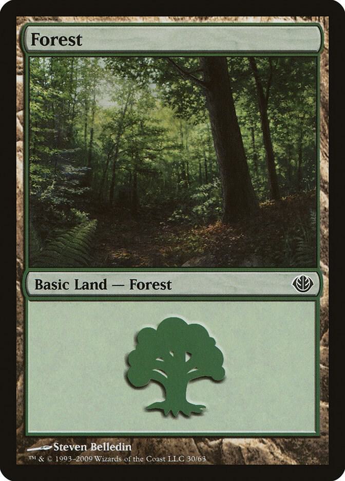 Forest 30 card from Duel Decks: Garruk vs. Liliana