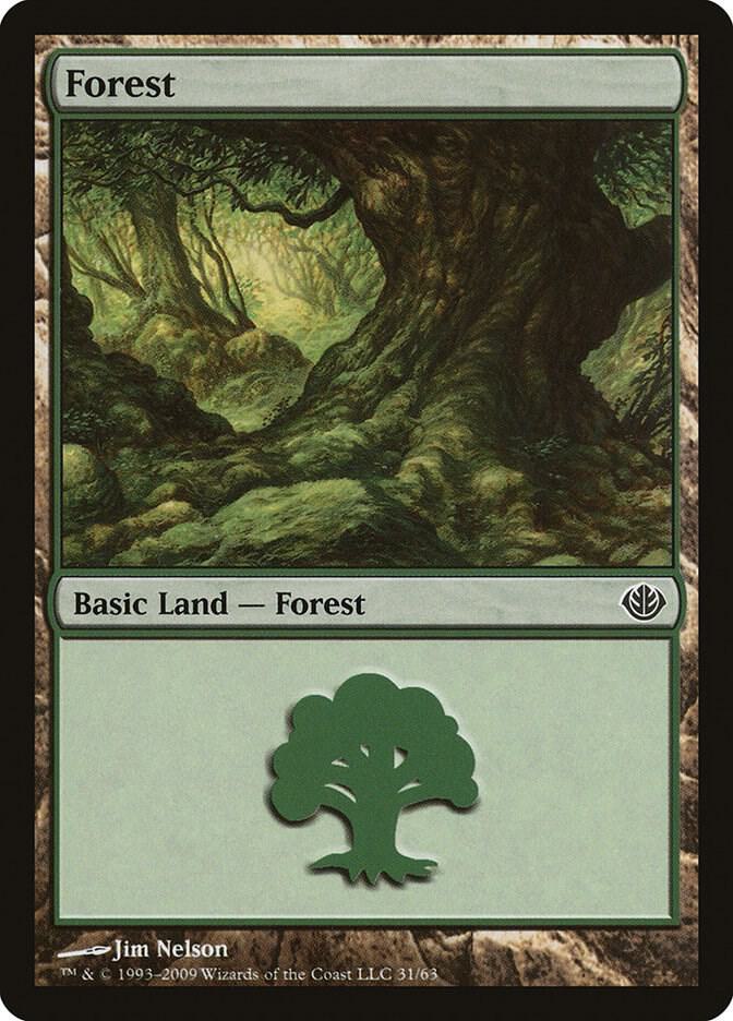 Forest 31 card from Duel Decks: Garruk vs. Liliana
