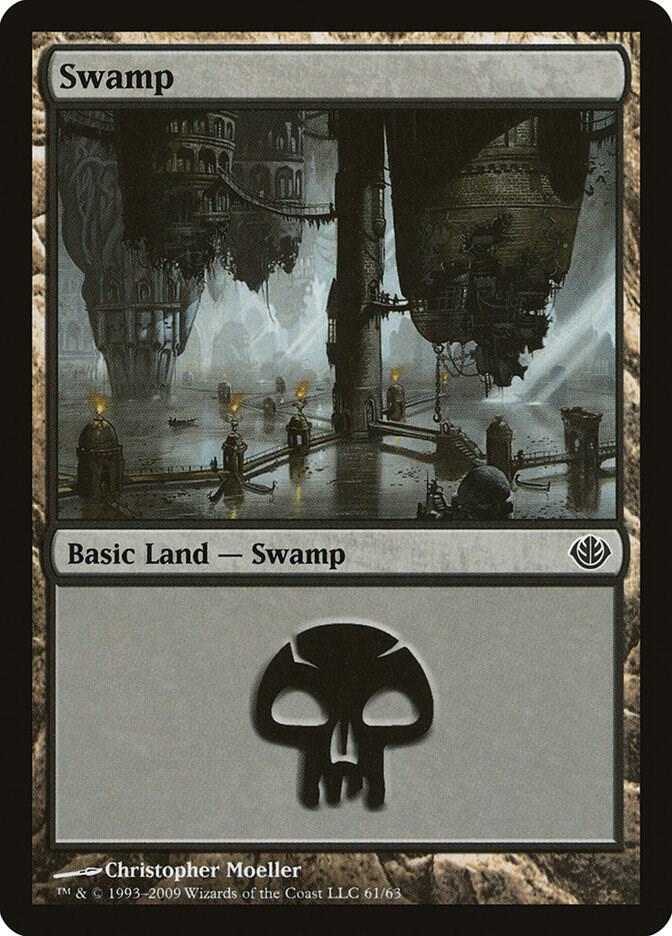 Swamp 61 card from Duel Decks: Garruk vs. Liliana