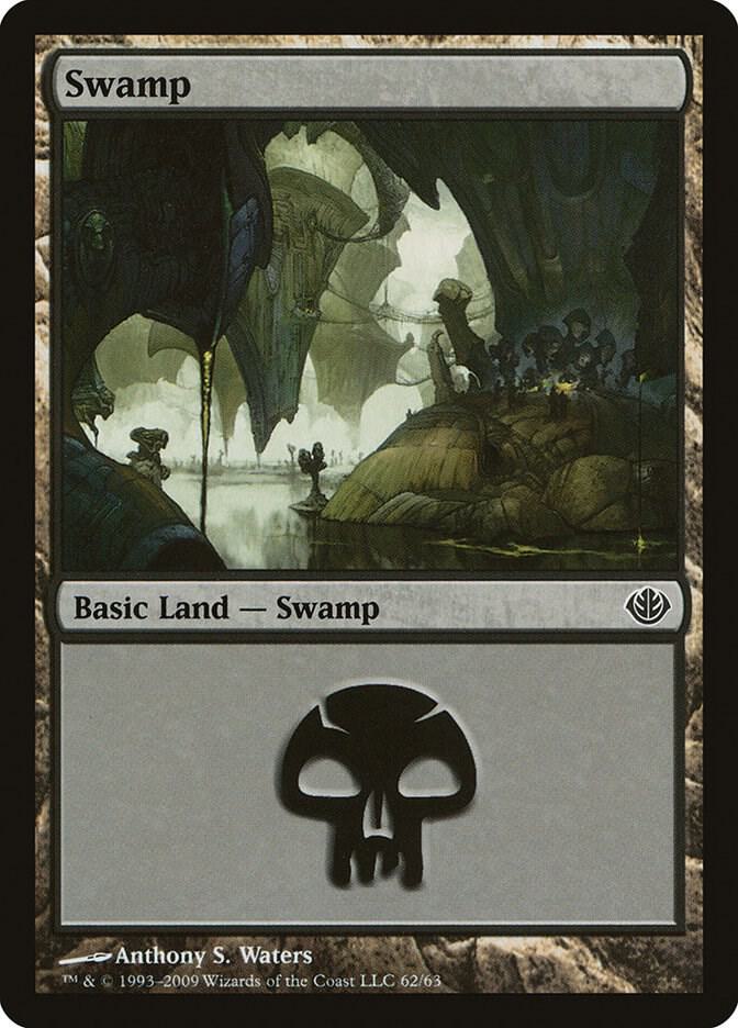 Swamp 62 card from Duel Decks: Garruk vs. Liliana