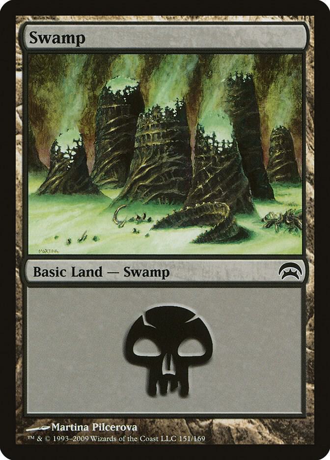 Swamp 151 card from Planechase