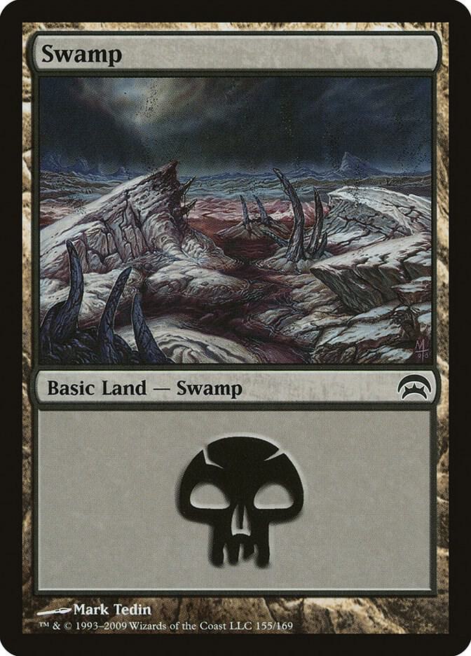 Swamp 155 card from Planechase