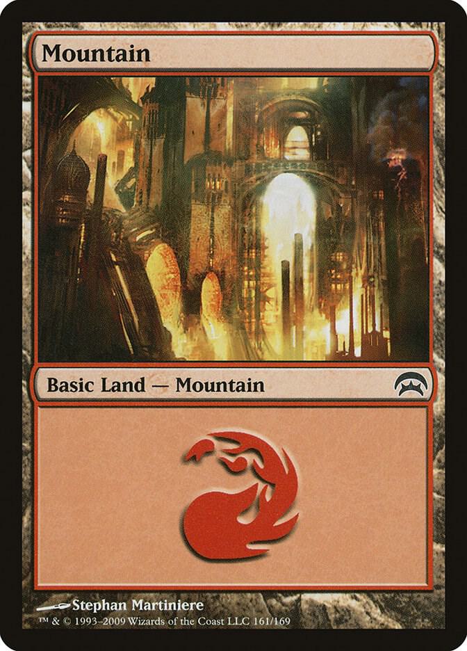 Mountain 161 card from Planechase
