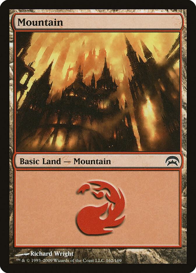 Mountain 162 card from Planechase