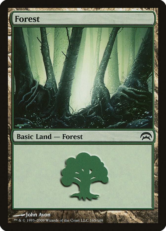 Forest 165 card from Planechase