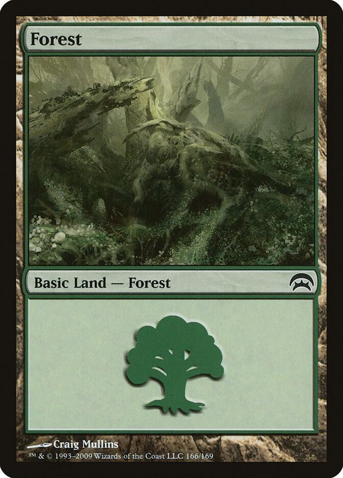 Forest 166 card from Planechase