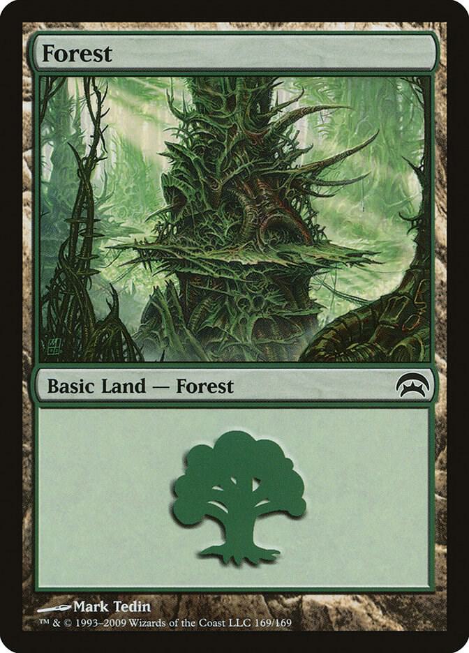 Forest 169 card from Planechase
