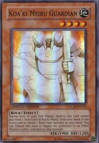 Koa'ki Meiru Guardian RGBT-ENPP3 card from Duelist Pack Collection Tin