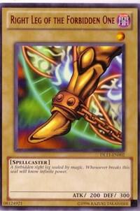 Right Leg of the Forbidden One (Red) DL11-EN002 card from Duelist League Promo