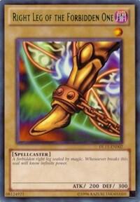 Right Leg of the Forbidden One (Blue) DL11-EN002 card from Duelist League Promo