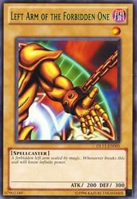 Left Arm of the Forbidden One (Green) DL11-EN005 card from Duelist League Promo