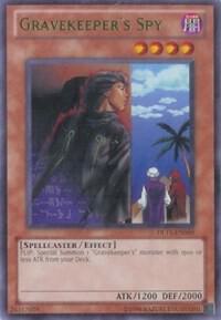 Gravekeeper's Spy (Green) DL11-EN009 card from Duelist League Promo