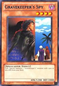 Gravekeeper's Spy (Blue) DL11-EN009 card from Duelist League Promo