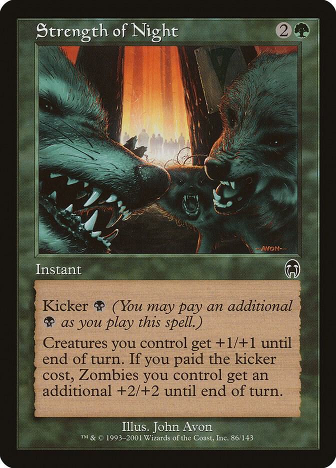 Strength of Night 86 card from Apocalypse