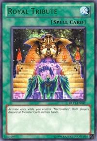 Royal Tribute (Green) DL11-EN017 card from Duelist League Promo