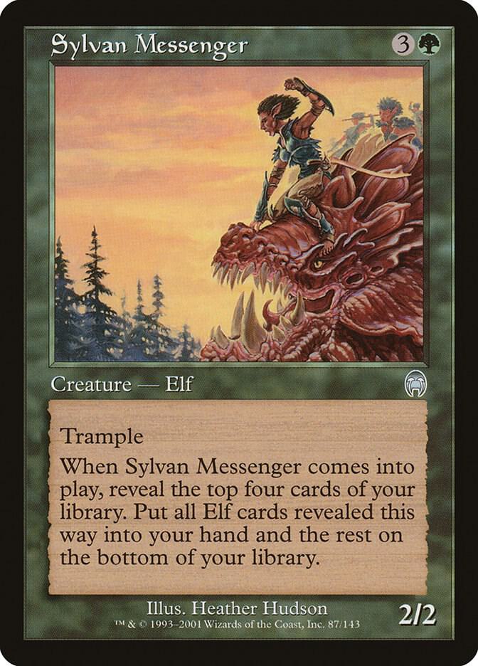 Sylvan Messenger 87 card from Apocalypse