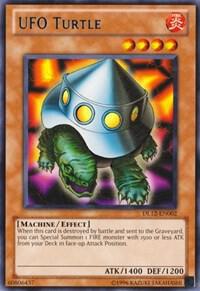 UFO Turtle (Blue) DL12-EN002 card from Duelist League Promo