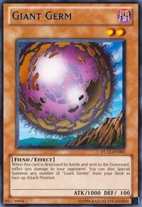 Giant Germ (Blue) DL12-EN003 card from Duelist League Promo