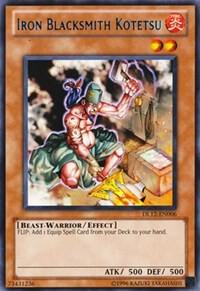 Iron Blacksmith Kotetsu (Blue) DL12-EN006 card from Duelist League Promo