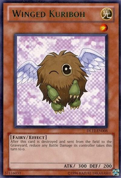 Winged Kuriboh (Green) DL12-EN008 card from Duelist League Promo