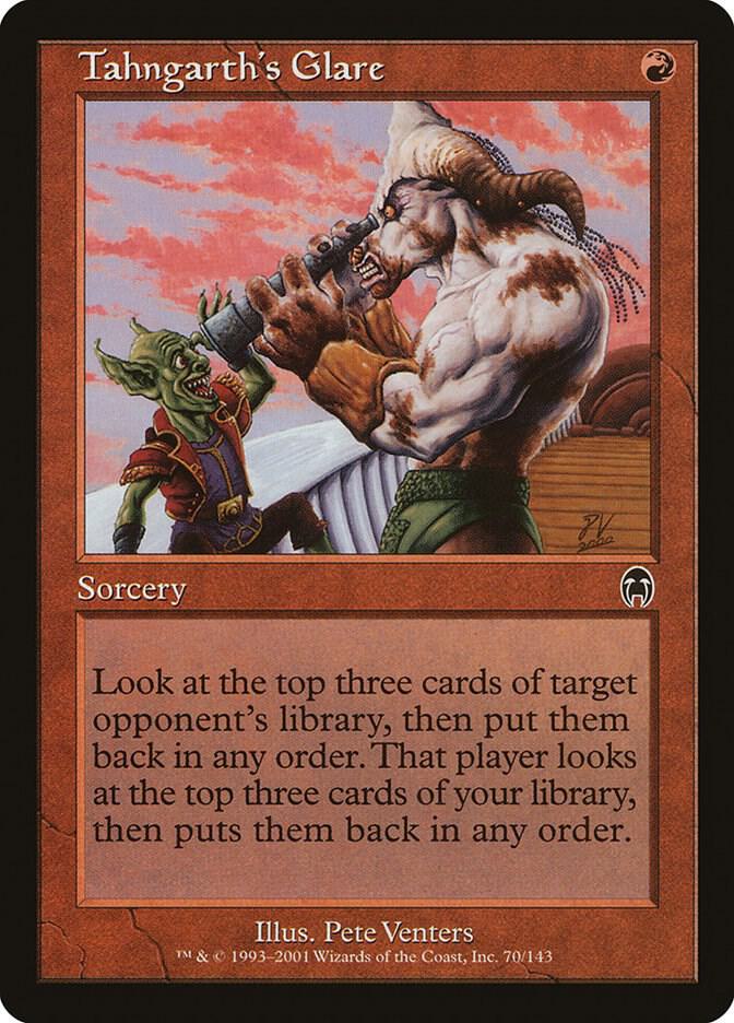 Tahngarth's Glare 70 card from Apocalypse