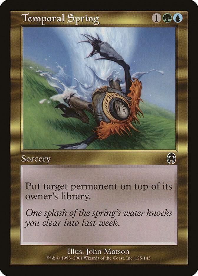 Temporal Spring 125 card from Apocalypse