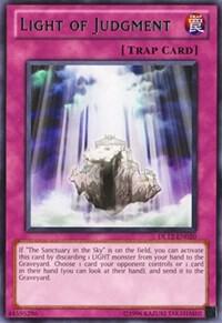 Light of Judgment (Green) DL12-EN020 card from Duelist League Promo