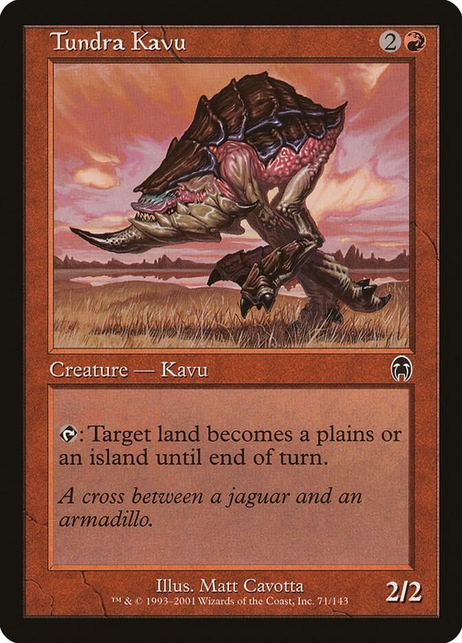 Tundra Kavu 71 card from Apocalypse