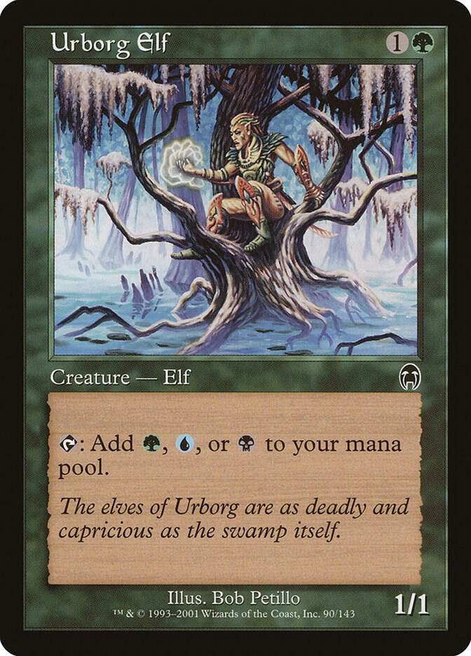 Urborg Elf 90 card from Apocalypse