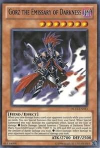 Gorz the Emissary of Darkness (Blue) DL13-EN013 card from Duelist League Promo
