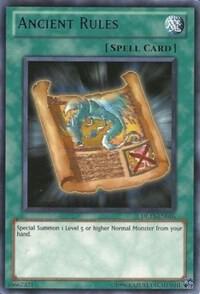 Ancient Rules (Blue) DL13-EN016 card from Duelist League Promo