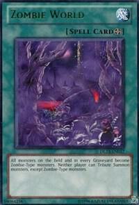 Zombie World (Green) DL13-EN017 card from Duelist League Promo