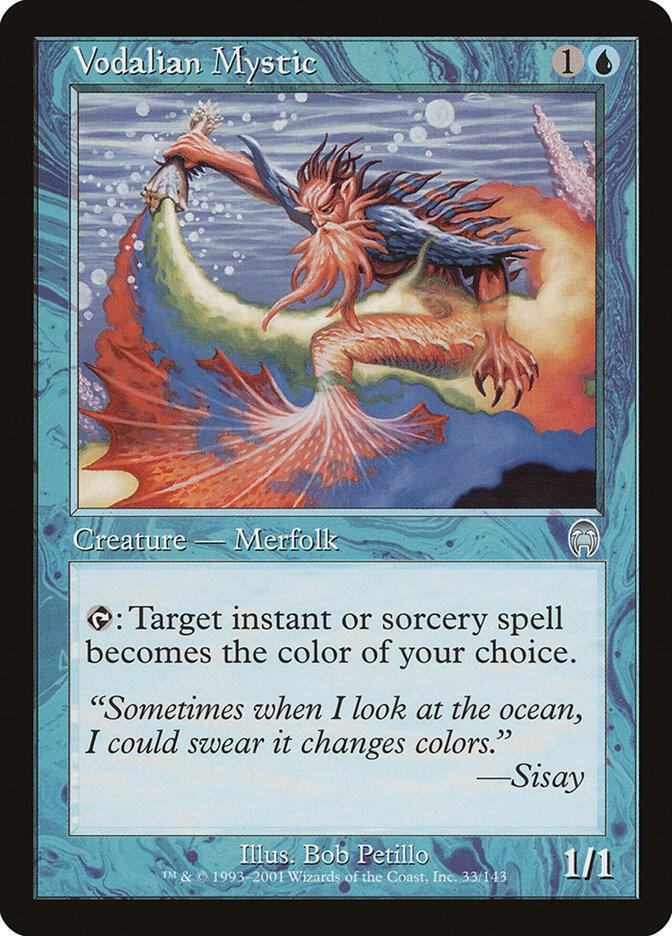 Vodalian Mystic 33 card from Apocalypse