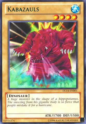 Kabazauls (Green) DL14-EN001 card from Duelist League Promo