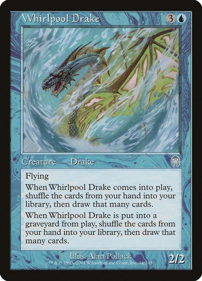 Whirlpool Drake 34 card from Apocalypse